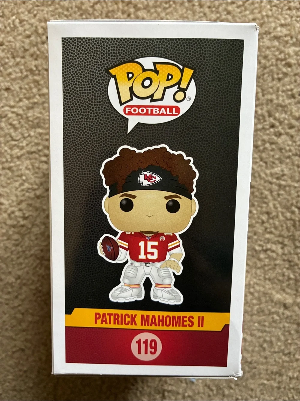 Funko Pop! Football Chiefs Patrick Mahomes II Vinyl Figure #119